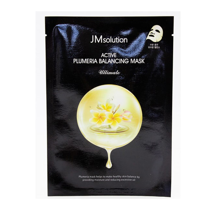 Тканинна маска для обличчя JMSolution Active Plumeria Nourishing Mask Ultimate, 30 мл
